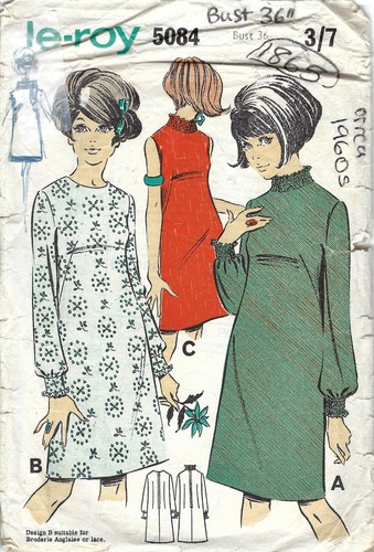 1960s vintage couture motif - couture,