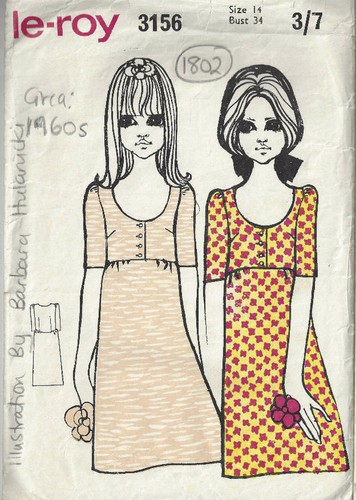 1960s vintage couture motif - 1960s,