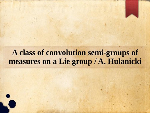 Class convolution - of,